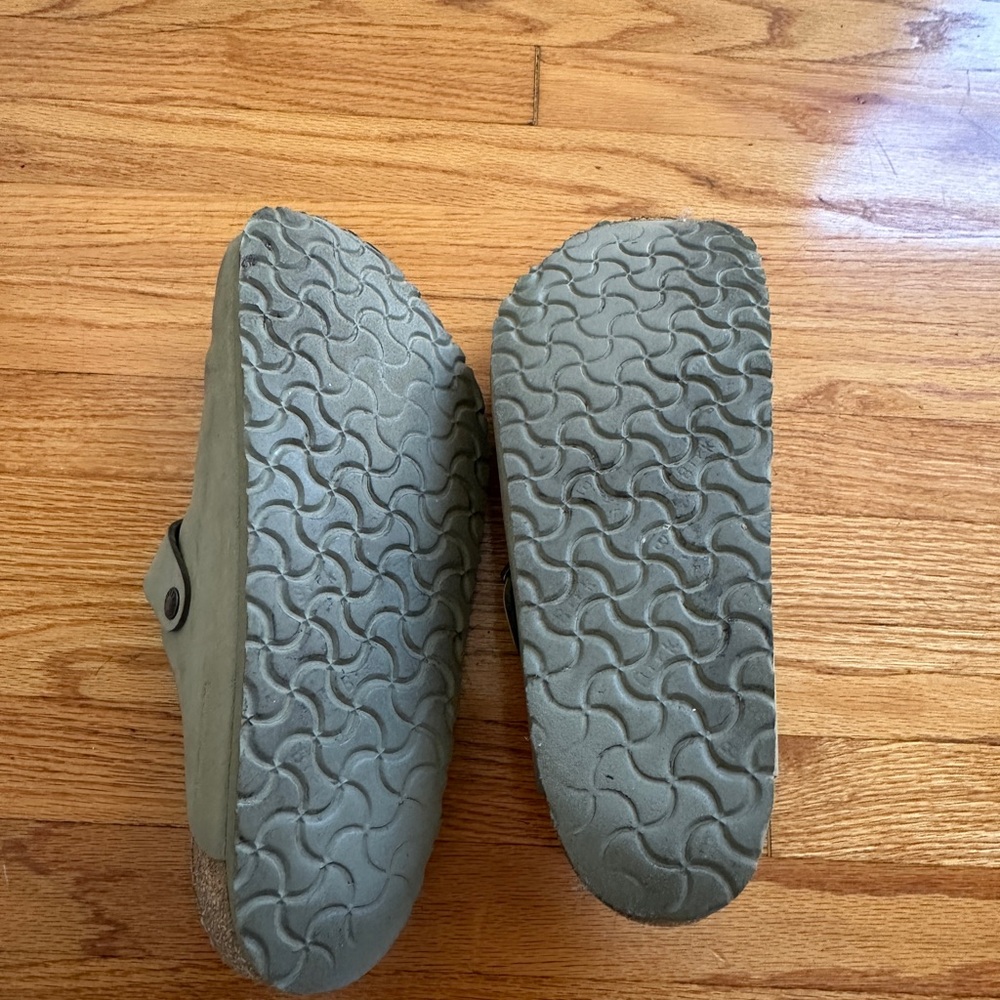 Birkenstock Boston Soft Footbed Clogs – Taupe Suede Size 12 - Picture 5 of 5